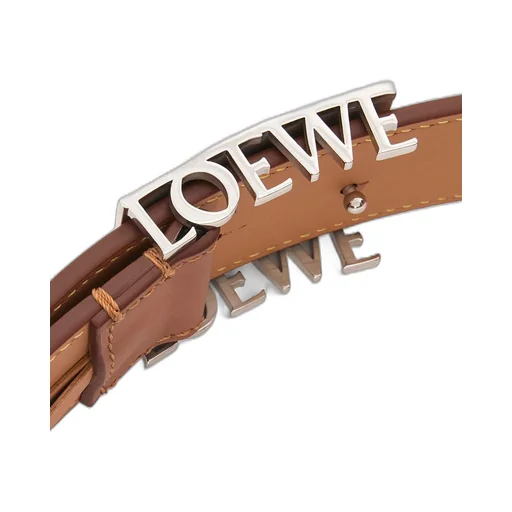 LOEWE plaque belt in smooth calfskin