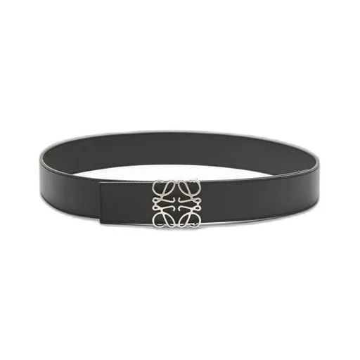 Reversible Anagram belt in diamond calfskin