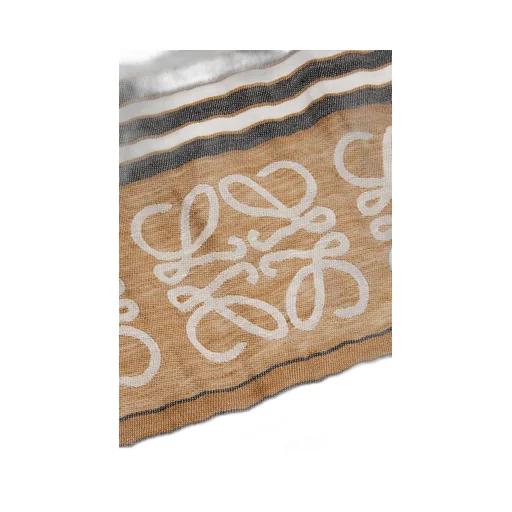 Scarf in linen and cotton