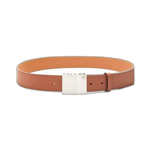 LOEWE plaque belt in smooth calfskin