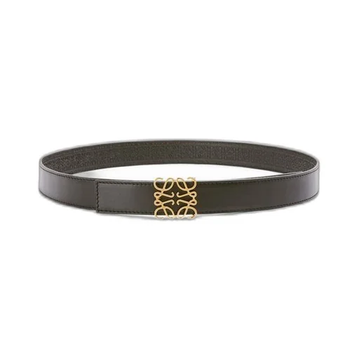 Reversible Repeat belt in silk calfskin