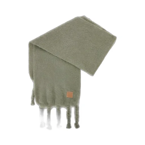 Scarf in mohair and wool