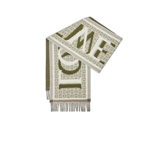 LOEWE Love scarf in wool and cashmere
