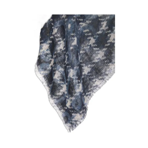Shawl in cashmere and silk