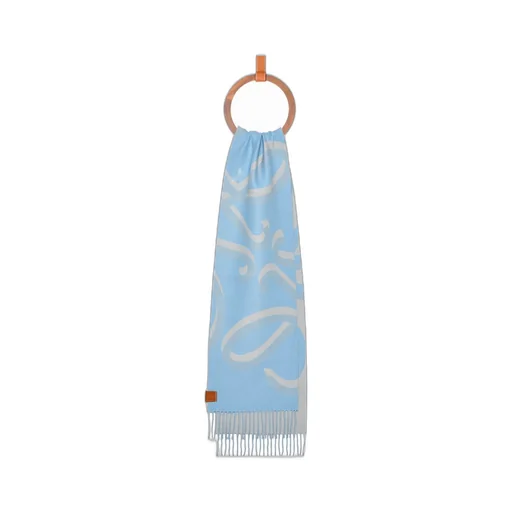 Scarf in wool and cashmere