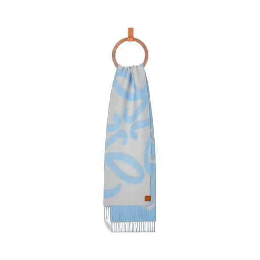 Scarf in wool and cashmere