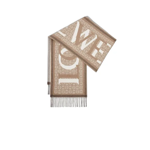 LOEWE Love scarf in wool and cashmere