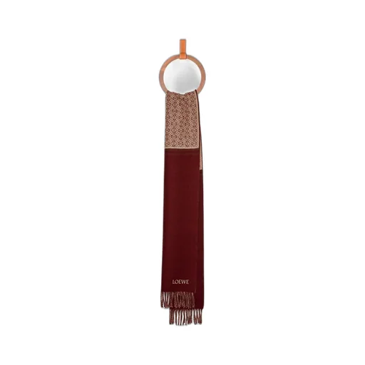 Scarf in wool and cashmere