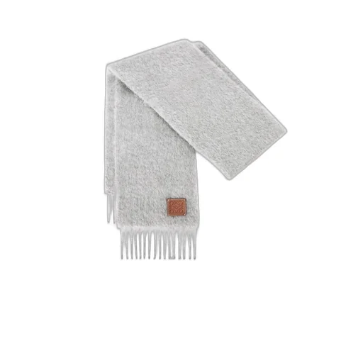 Scarf in mohair and wool