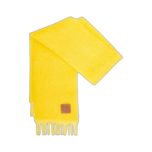 Scarf in mohair and wool