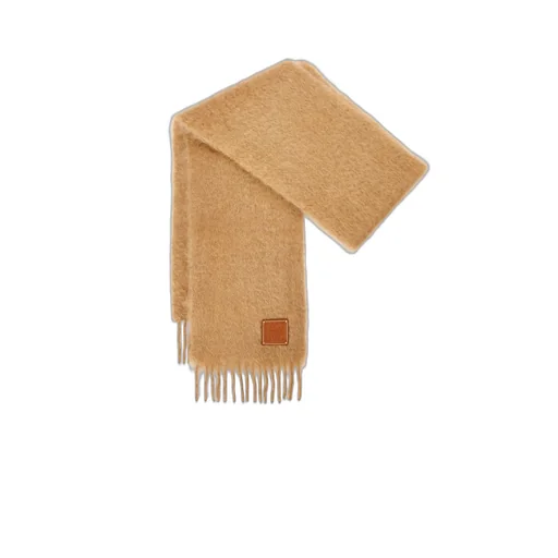 Scarf in mohair and wool