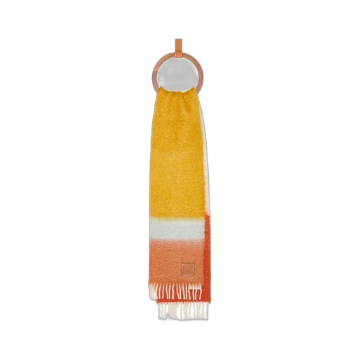 Scarf in mohair and wool