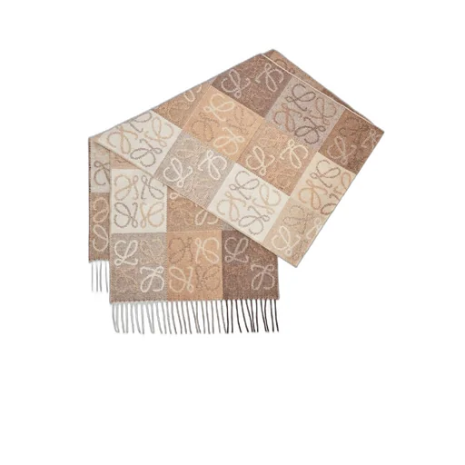 Scarf in wool and cashmere