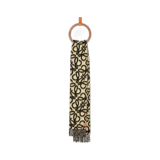 Anagram scarf in alpaca and wool