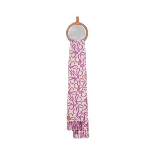 Anagram scarf in alpaca and wool