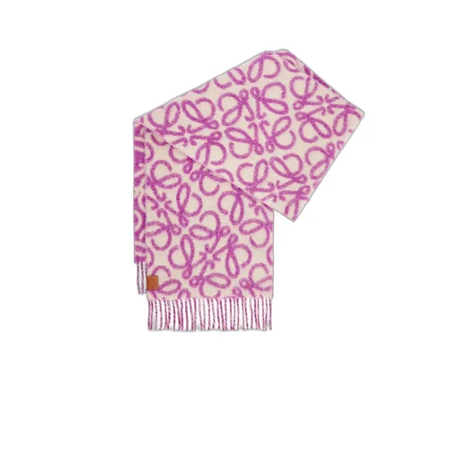 Anagram scarf in alpaca and wool