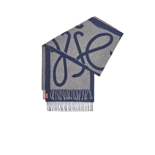 Scarf in wool and cashmere