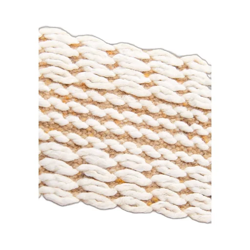 Stripe cushion in wool and linen