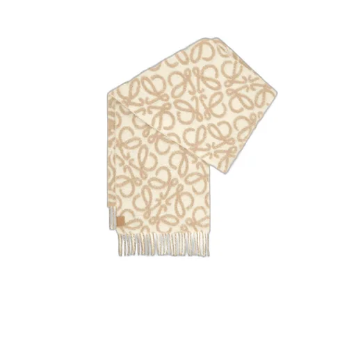 Anagram scarf in alpaca and wool