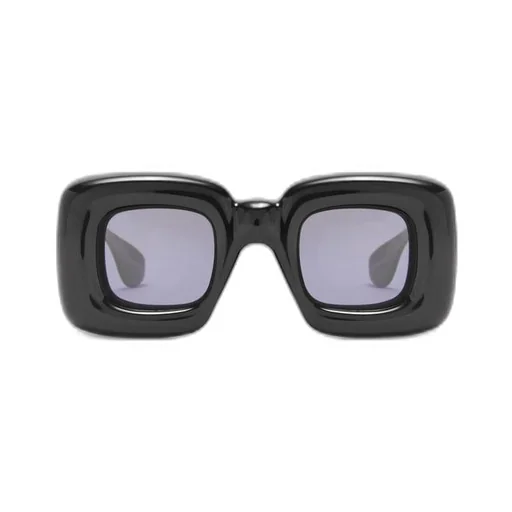 Inflated rectangular sunglasses in nylon