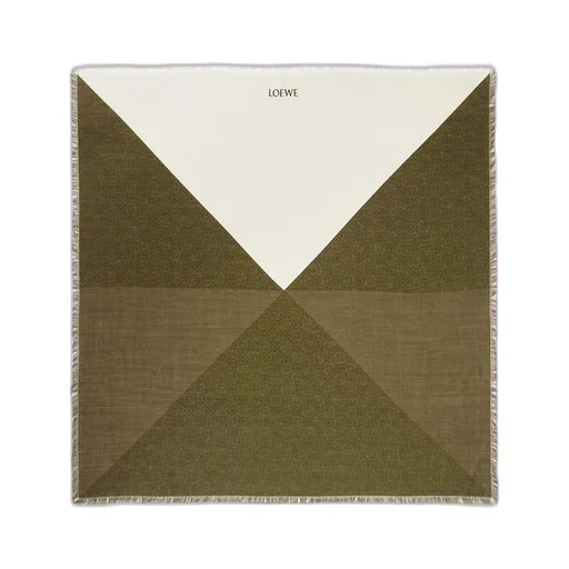 Scarf in silk and wool