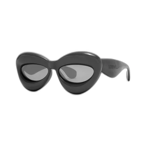 Inflated cateye sunglasses in nylon