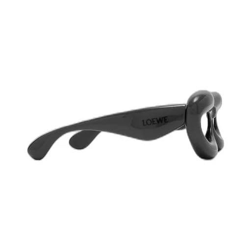 Inflated cateye sunglasses in nylon