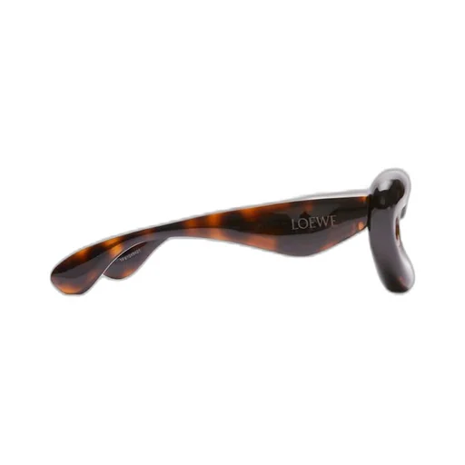 Inflated cateye sunglasses in nylon