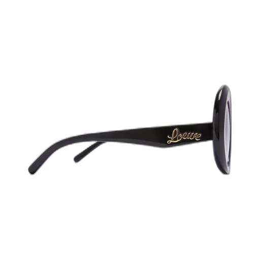 Oversized round sunglasses in acetate
