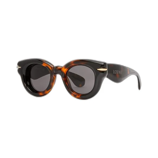 Inflated round sunglasses in nylon