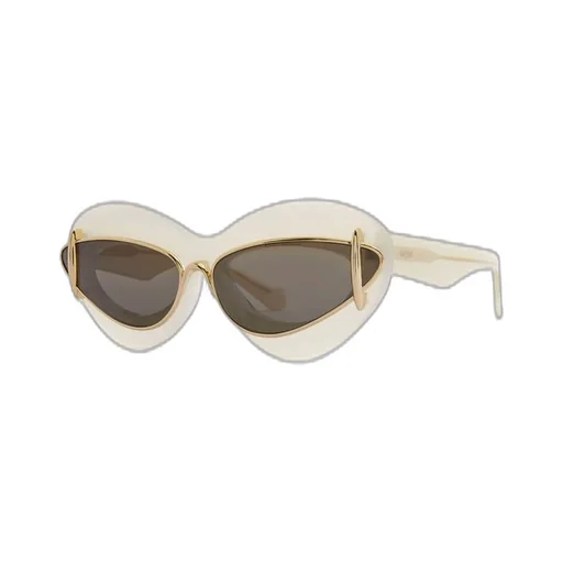 Cateye double frame sunglasses in acetate and metal
