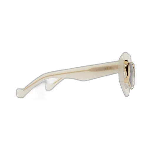 Cateye double frame sunglasses in acetate and metal