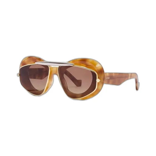 Wing double frame sunglasses in acetate and metal