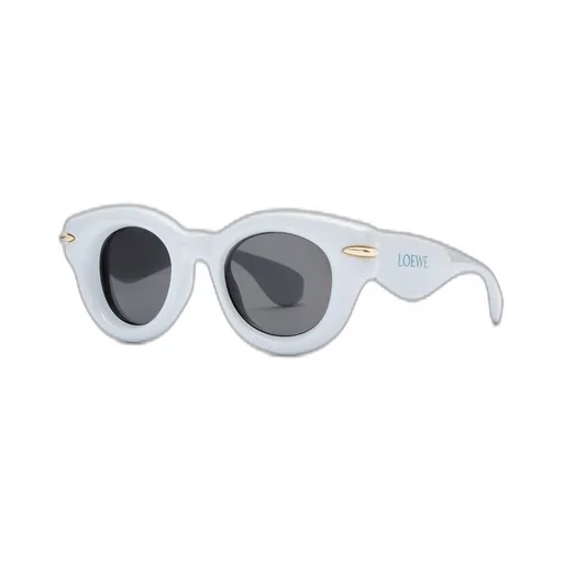 Inflated round sunglasses in nylon