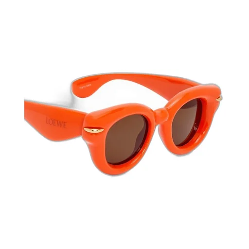 Inflated round sunglasses in nylon
