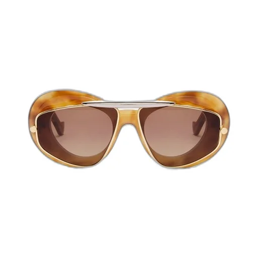 Wing double frame sunglasses in acetate and metal