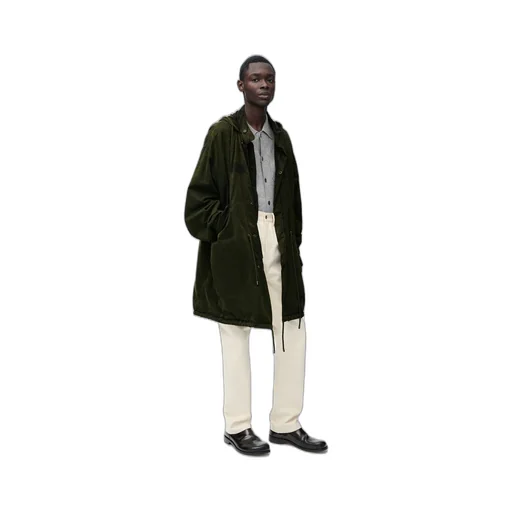 Parka in technical cotton