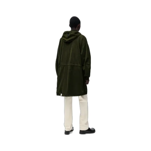 Parka in technical cotton