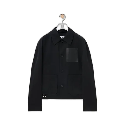 Workwear jacket in wool