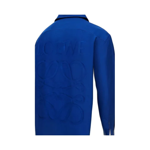 Hooded overshirt in cotton