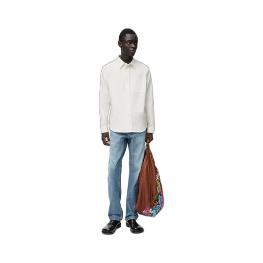 Buttoned Long-Sleeved Shirt