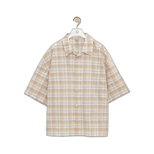 Short sleeve shirt in cotton