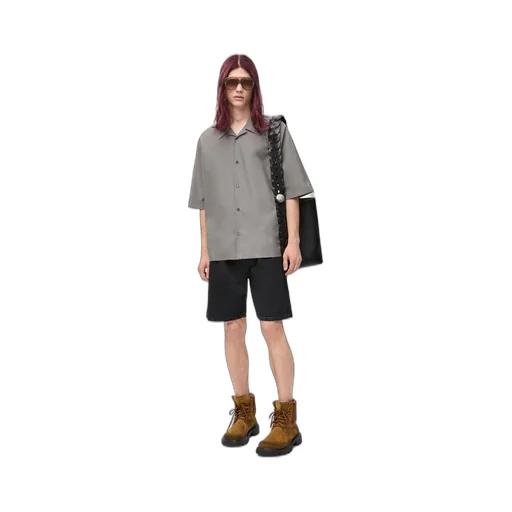 Short sleeve shirt in cotton