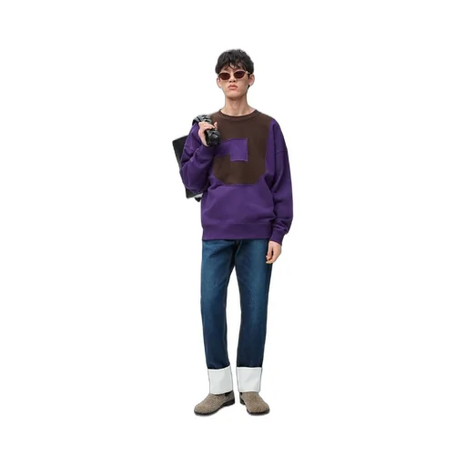Fisherman turn-up jeans in denim