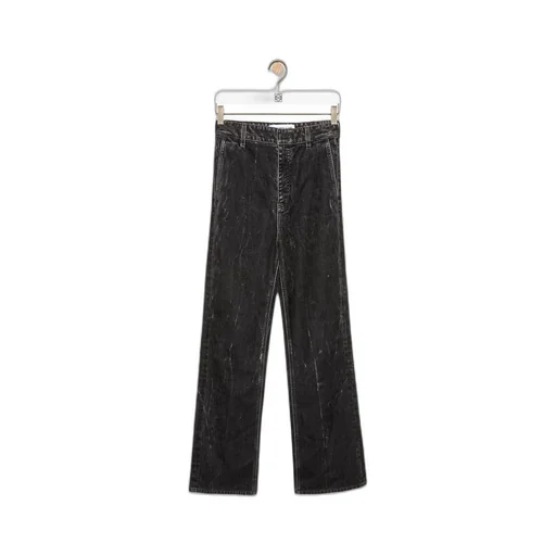 Bootleg jeans in denim
