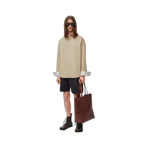 Anagram overshirt in cotton