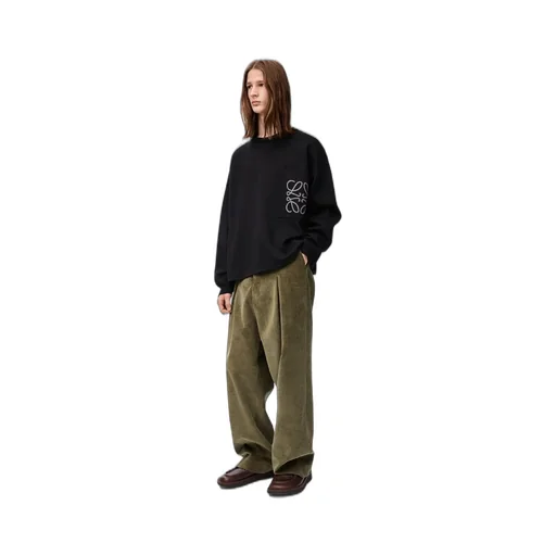 Sweater in cotton blend