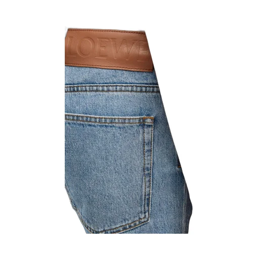 Fisherman turn-up jeans in denim