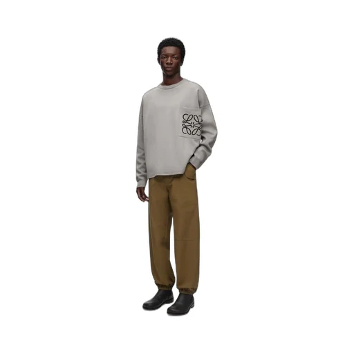 Sweater in cotton blend