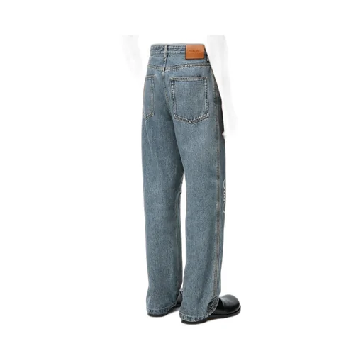 Anagram baggy jeans in denim